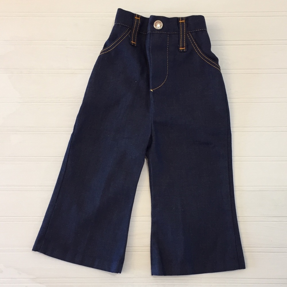 Vintage HealthTex dark jean bell bottoms
